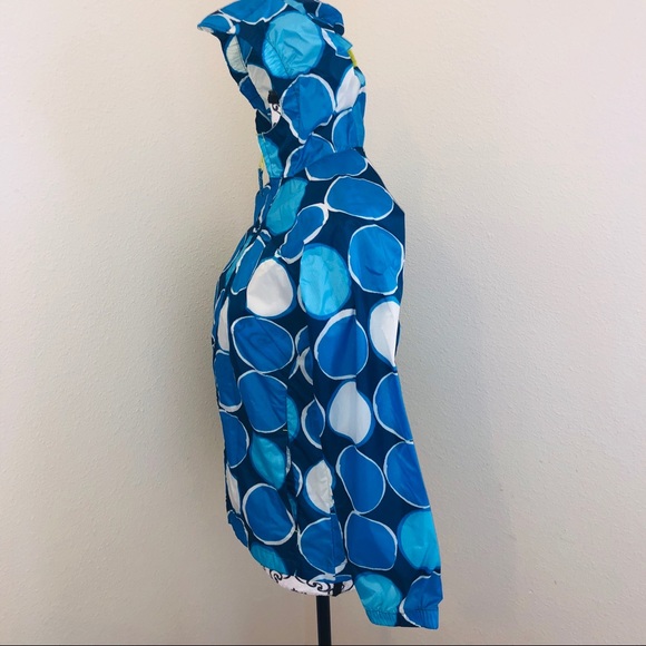 Lands End Blue Circle Windbreaker - Picture 3 of 4